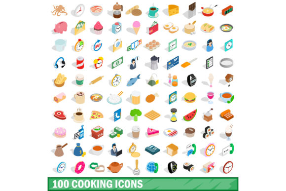 100 Cooking Icons Set: A Comprehensive Evaluation for Designers