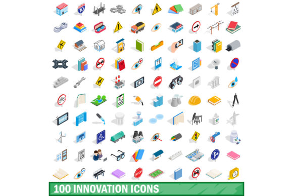100 Innovation Icons Set: Elevate Your Visual Storytelling