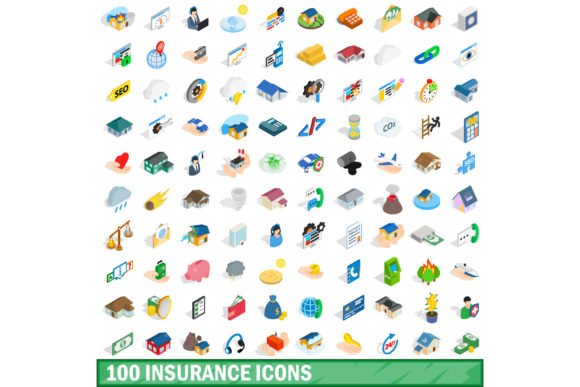 100 Insurance Icons Set: Elevate Your Visual Communication