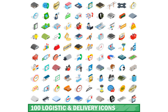 100 Logistic Delivery Icons Set: A Strategic Asset for Modern Design