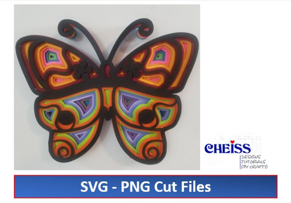 The Art of Depth: Mastering the 3D Butterfly Mandala with Layered Digital Cut Files